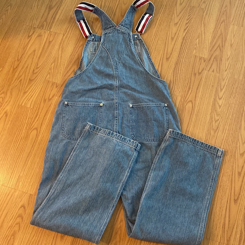 Tommy Hilfiger overalls vintage 2002 red whit blue straps. - Picture 3 of 6